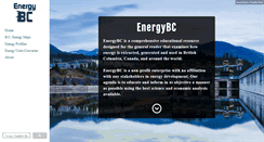 Desktop Screenshot of energybc.ca