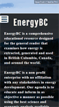 Mobile Screenshot of energybc.ca